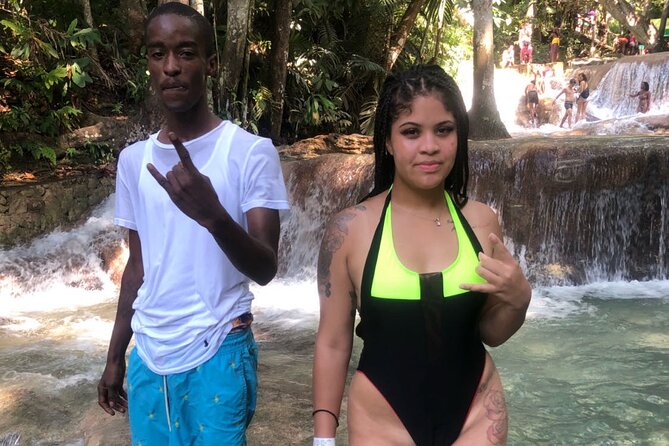 Dunn's River Falls and Blue Hole Tour Ocho Rios from Montego Bay - Dunn’s River Falls begins at the beach