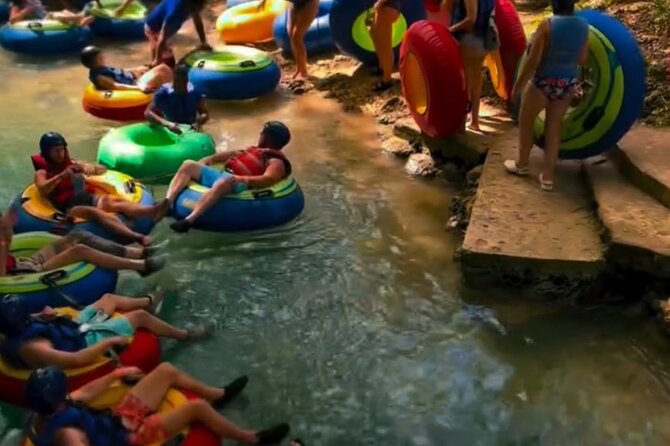Dunn's River Falls and Tubing Combo Tour from Falmouth - A gentle 45-minute float on the White River
