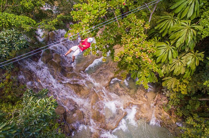 Dunn's River Falls and Zipline (Over the Falls) Adventure Tour from Ocho Rios - Clothing, comfort, and physical demands