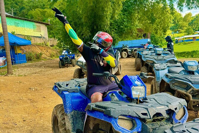 Dunn's River Falls , Bamboo Rafting & ATV Ride from Montego Bay - Private transport changes the feel of the road day