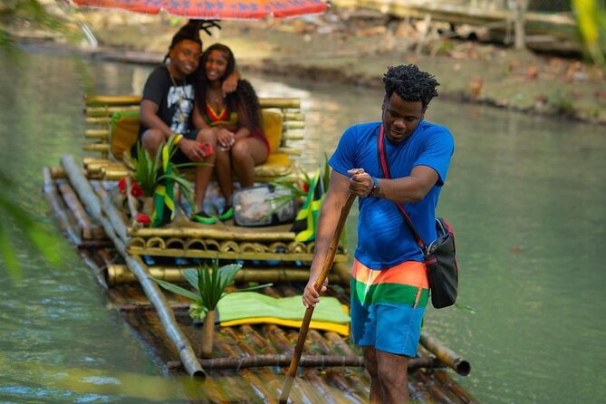 Dunn's River Falls , Bamboo Rafting & ATV Ride from Montego Bay - A 45-minute bamboo raft trip on the White River