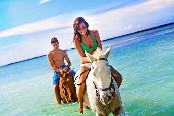 Dunn's River Falls, Blue Hole, Bamboo Rafting, Horseback Combo - The driver and the value of local help