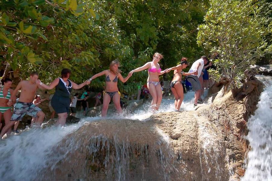 Dunn's River Falls, Bob Marley 9 Mile - Optional Lagoon Tour - Dunn’s River Falls: Jamaica’s hands-on natural highlight