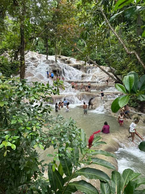 Dunn's River Falls, Bob Marley 9 Mile - Optional Lagoon Tour - Ocho Rios lunch and shopping stop