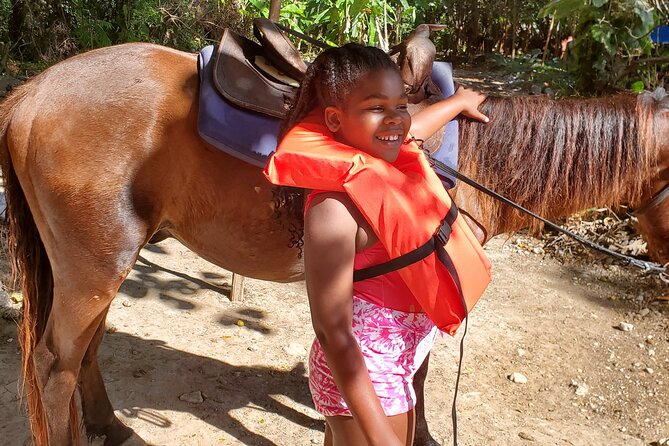 Dunn's River Falls Climb, Zipline and Horseback Riding Private Tour - Climbing the terraces at Dunn’s River Falls