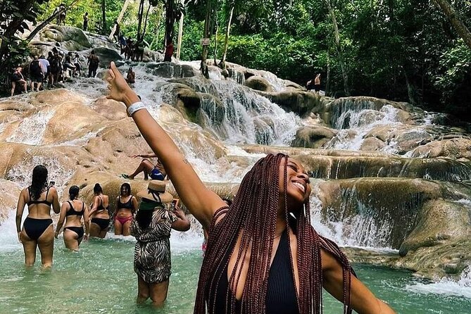 Dunn's River Falls Half Day Tour From Montego Bay - The real reward is the waterfall climb