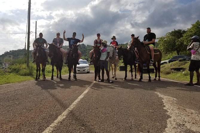 Dunn's River Falls, River Tubing, and Horseback Riding With Transportation - Climbing Dunn’s River Falls in two hours