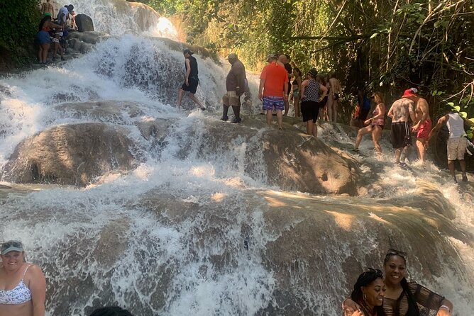 Dunn's River Falls, Zipline Adventure from Kingston - Dunn’s River Falls starts at the sea