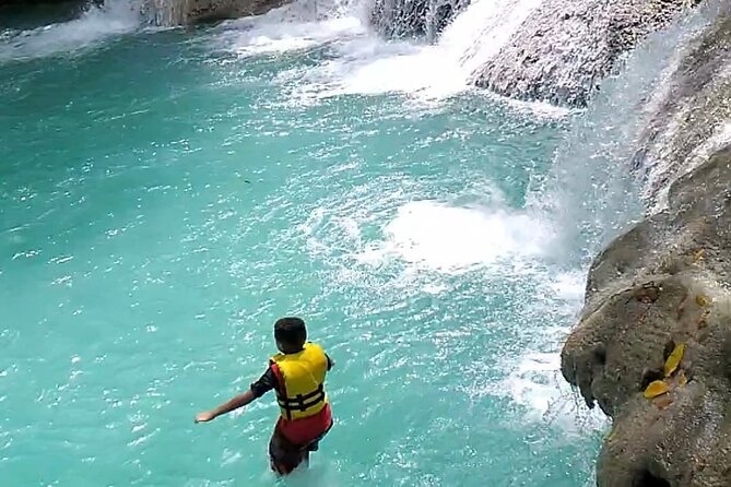 Dunns River Falls & Blue Hole Combo from Montego Bay with Pick Up - Dunn’s River Falls and the climb toward the sea