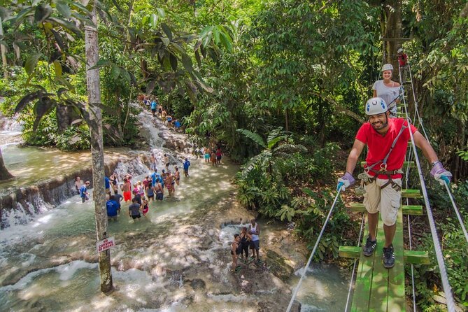 Dunns River Falls, Zipline, Bamboo Rafting, Horseback Ride Tour - Key things to know before you book
