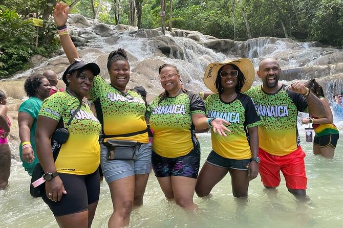 Exhilarating Dunn's River Falls Guided Tour from Ocho Rios hotels - Climbing Dunn’s River Falls from the Caribbean Sea