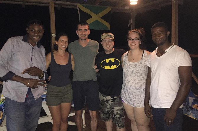 Explore Montego Bay to Luminous LagoonGlistening Water Night Tour - Arriving at the lagoon and getting on the boat