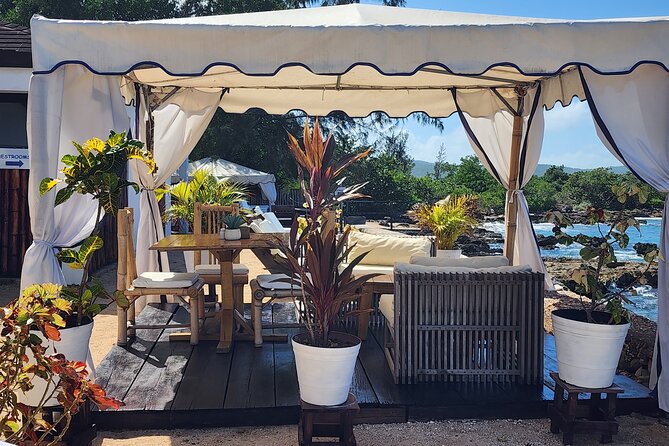 Falmouth Oceanfront Cabana Experience - Arriving at Bamboo Beach Club from Falmouth