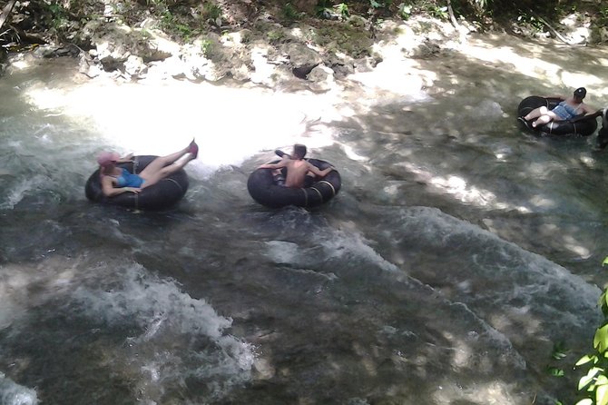 Falmouth Shore Excursion: Blue Hole, White River Tubing - Lunch, jerk chicken, and shopping options