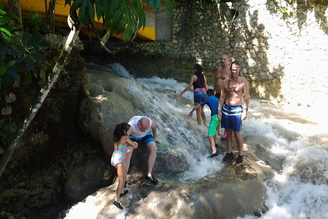 Falmouth Shore Excursion Dunn's River Falls - Choosing your own pace at the waterfall