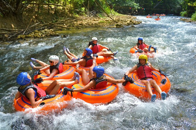 Falmouth Waterfalls River Tubing and Beach Adventure - Rio Bueno tubing from Falmouth port