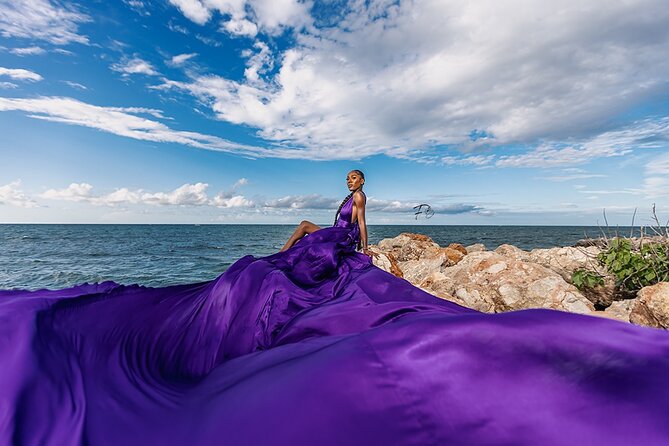 Flying dress session - Pickup and the shape of the day