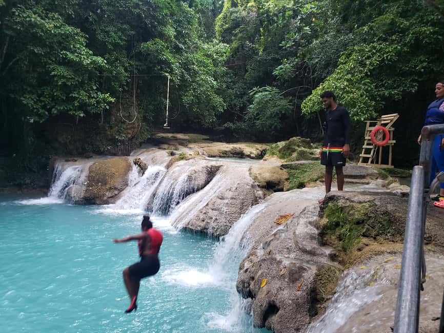 From Ocho Rios: Blue Hole Secret Waterfall & Highlight Tour - What the rustic setting really means