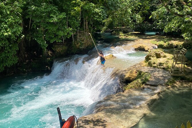 Full Day Rafting, Horse Back Riding and Blue Hole in Jamaica - Blue Hole finishes the day with fresh water