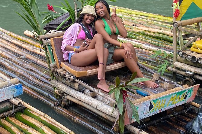 Great River bamboo Rafting and Margaritaville from Montego Bay - The limestone foot massage