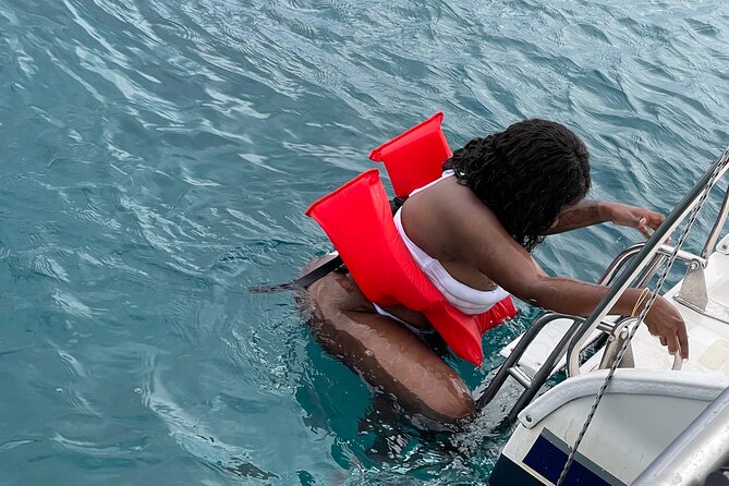 Half Day Catamaran Party Boat, Snorkeling and Hip Strip Tour - The crew, music, and party atmosphere