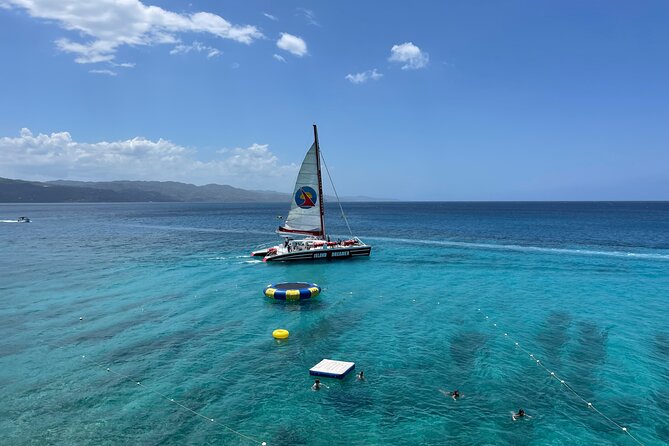 Half Day Catamaran Party Boat, Snorkeling and Hip Strip Tour - Swimming and snorkeling in Montego Bay Marine Park