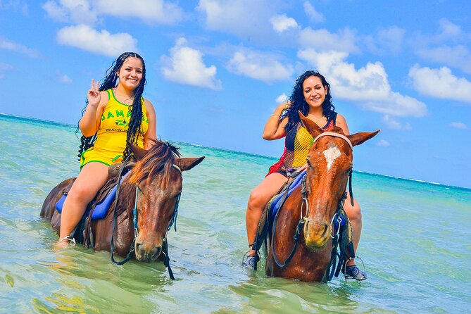 Horseback Ride and Swim Experience Montego with Transportation - Meeting the horses before the water section