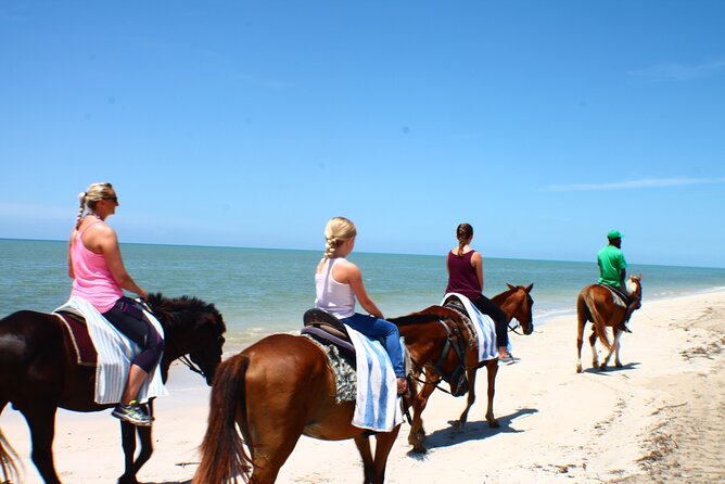Horseback Ride ATV and Bamboo Rafting Tour Ocho Rios in Jamaica - Horseback Riding from Forest to Caribbean Water