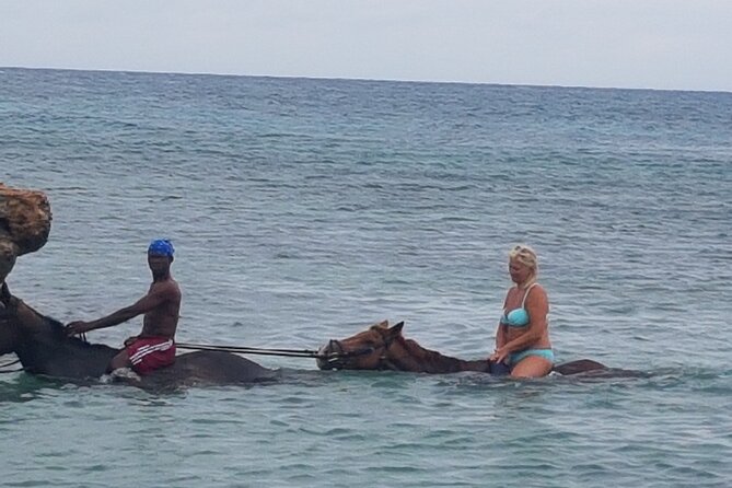 Horseback Riding Dunn's River Falls Adventure from Montego Bay - Dunn’s River Falls and the active finish