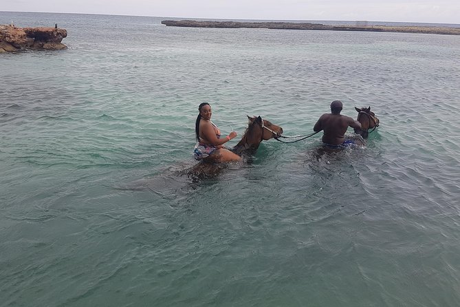 Horseback Riding Dunn's River Falls Adventure from Montego Bay - Choosing a horse and starting the two-hour ride