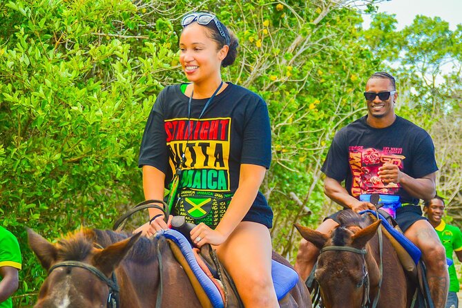 Jamaica's Ocean Horseback Bamboo Raft Adventure and Transport - What the four-hour schedule means for your day