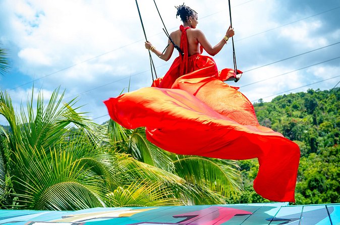 Jamaica Swing Drone Photoshoot with Dress Lunch and Transport - Practical details before you go