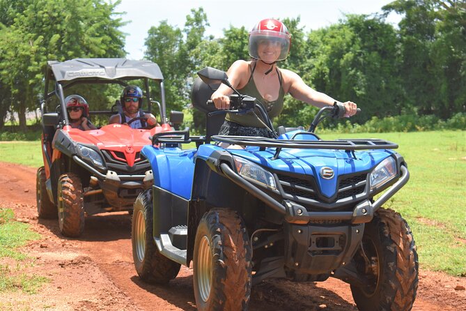 Jamwest ATV Tour to Salmon Point from Negril - Practice laps before the real trail
