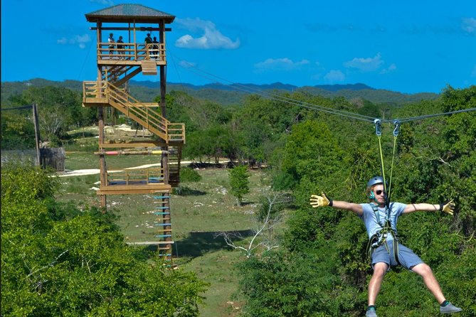Jamwest Reggae Zipline Tour from Negril - Getting fitted with a helmet, harness, and gloves