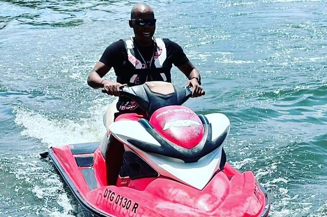Jet Ski/ Parasailig Water Activity in Montego Bay Jamaica. - The Ride From Montego Bay to White House Beach