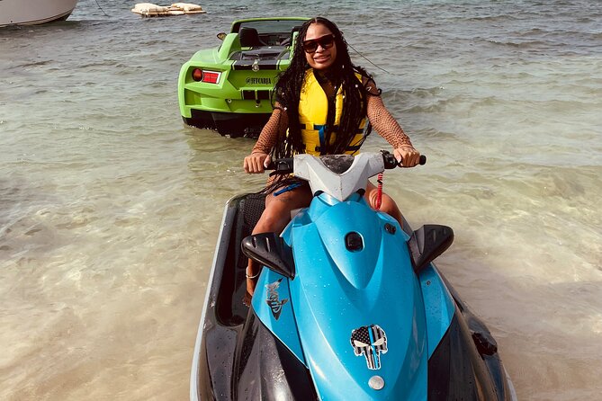 Jet-Ski with option Bamboo Rafting + Feet Massage with limestone - Two Jamaican adventures in one three-hour outing