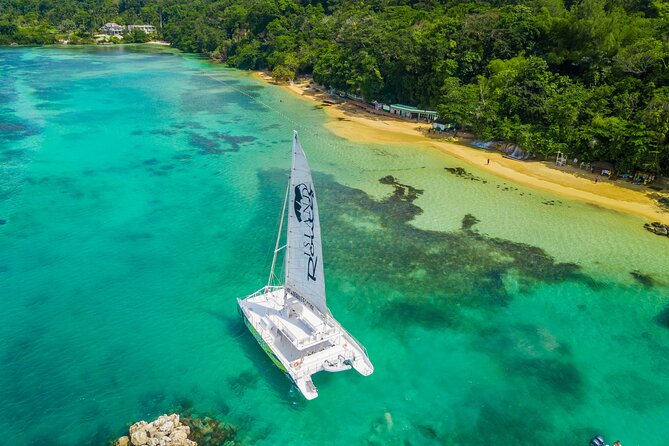 Lovers Rock Catamaran Cruise From Ocho Rios - A north-coast cruise built around the sunset