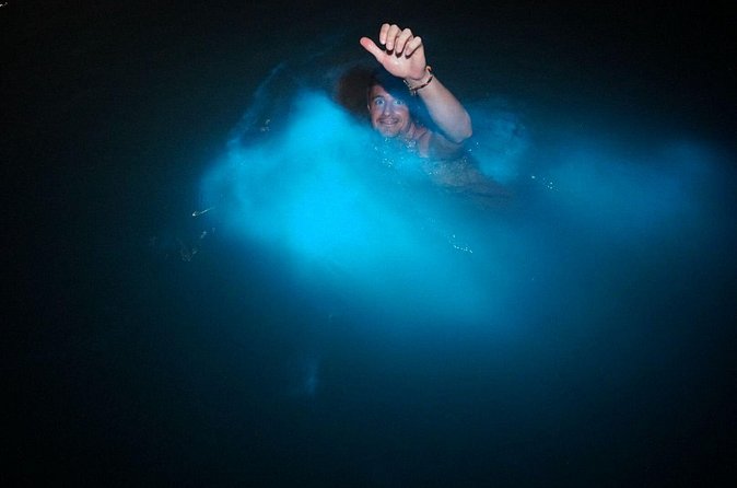 Luminous Lagoon (Glistening Waters) Night Tour - Swimming in the glowing water