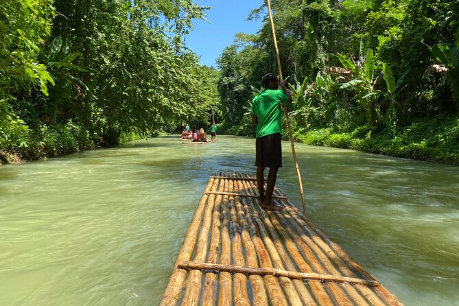 Martha Brae Bamboo Rafting From Montego Bay Resorts - Red Stripe, bottled water, and the right kind of downtime