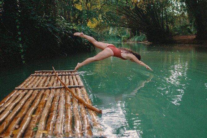Martha Brae Rafting from Montego Bay with Private Transportation - Meeting the 30-foot bamboo raft