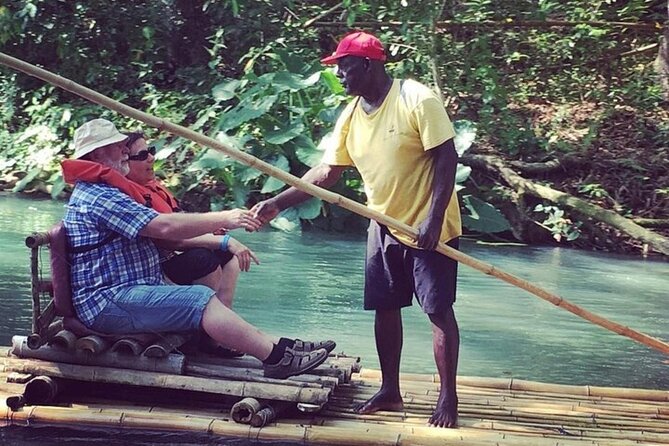Martha Brae Rafting Private Tour - On the raft with your captain