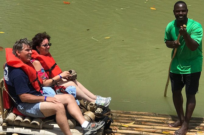 (Martha Brae River) Bamboo Rafting - Swimming, foot massage, and river stops