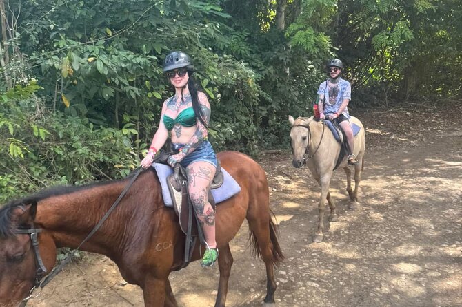 Montego Bay Adventure Day: ATV, Zip-lining & Horseback Riding Fun - Horseback Riding Along Trails and Through Water