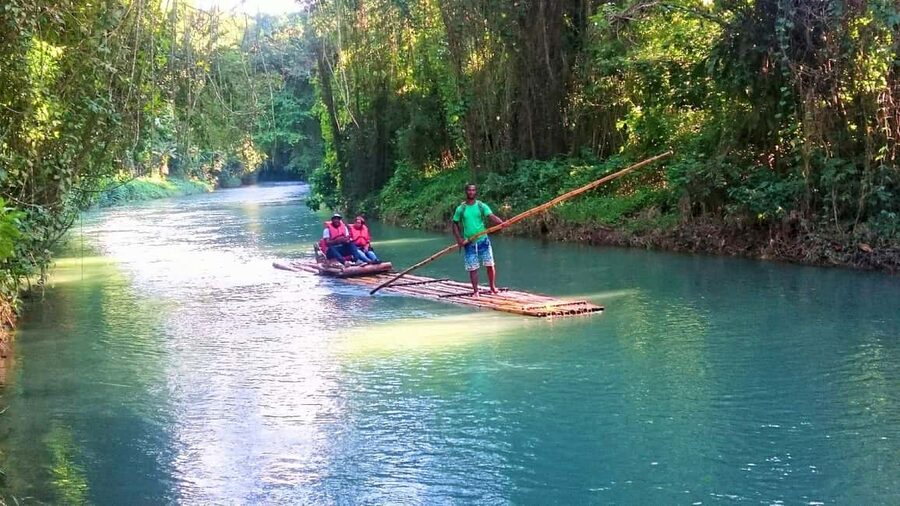 Montego Bay: Bamboo Raft Cruise on the Great River - The long van ride deserves your attention