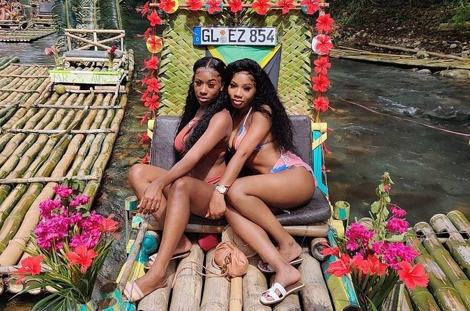 Montego Bay Bamboo River Rafting Limestone Foot Massage - Jamaican fruit by the water