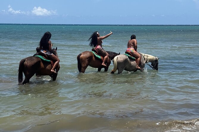 Montego Bay Beach Horseback Riding Tour - Riding the golden sand for about 30 minutes