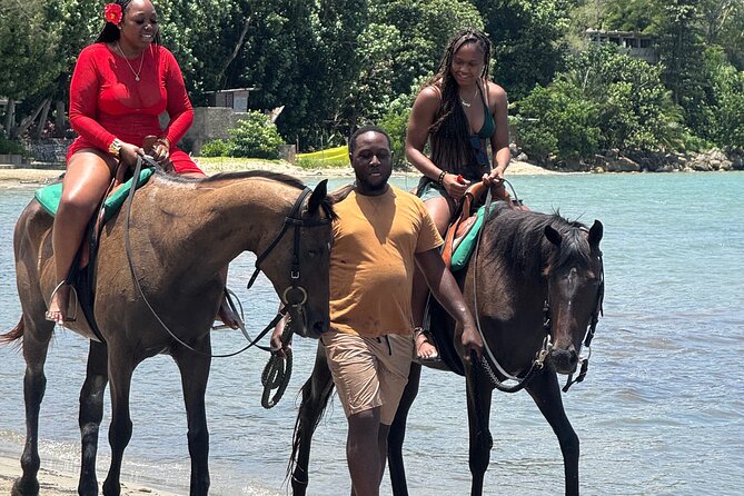 Montego Bay Beach Horseback Riding Tour - The strongest part: patient help for nervous riders