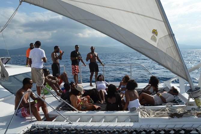 Montego Bay Catamaran Cruise and Snorkeling Tour from Falmouth - A Jamaican catamaran day with a party feel