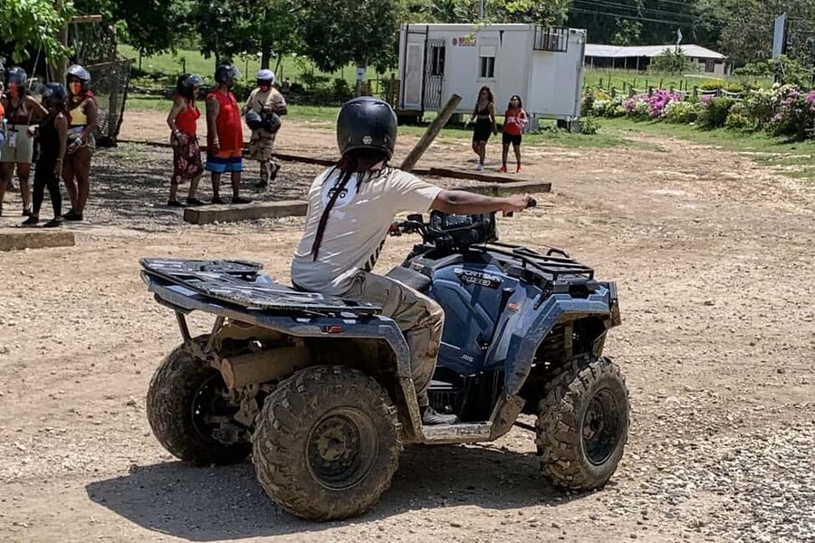 Montego Bay: Day Trip with Zipline, ATV, and Horseback Ride - ATV riding into Jamaica’s backyard