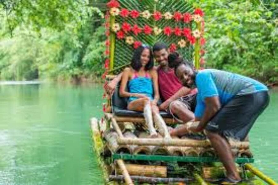 Montego Bay, Jamaica: Bamboo Rafting with Foot Massage - A slow river ride with a distinctly Jamaican feel